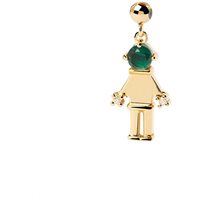 Charm PDPaola Donna CHARMS in Argento Malachite CH01-019-U - CH01-019-U
